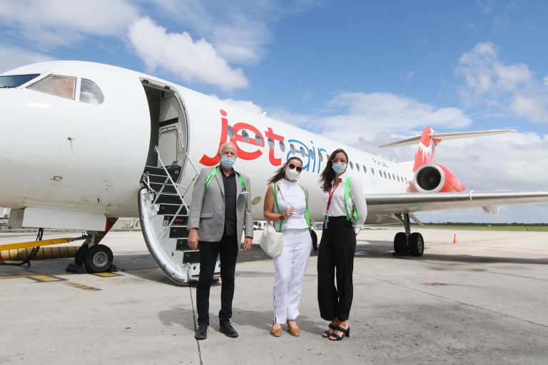 La aerolínea Jetair Caribbean realiza vuelo inaugural desde Curazao a Santo Domingo