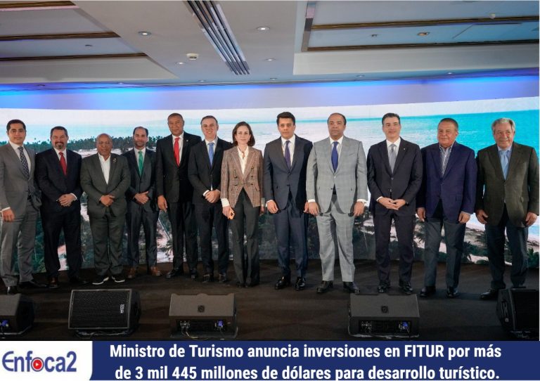 Ministro de Turismo anuncia inversiones en FITUR por más de 3 mil 445 millones de dólares para desarrollo turístico.
