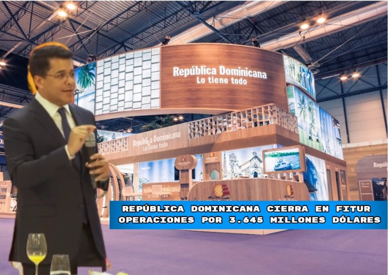 República Dominicana cierra en FITUR operaciones por 3.645 millones dólares