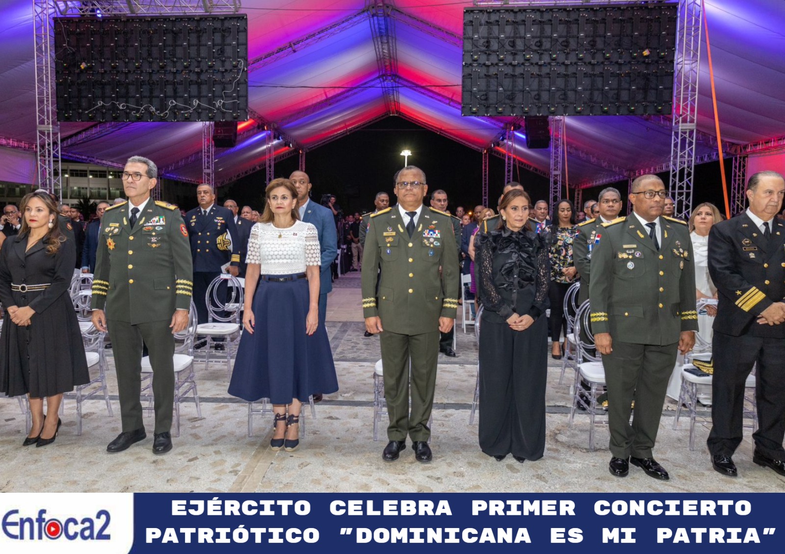 Ejército celebra primer concierto patriótico "Dominicana es mi Patria"