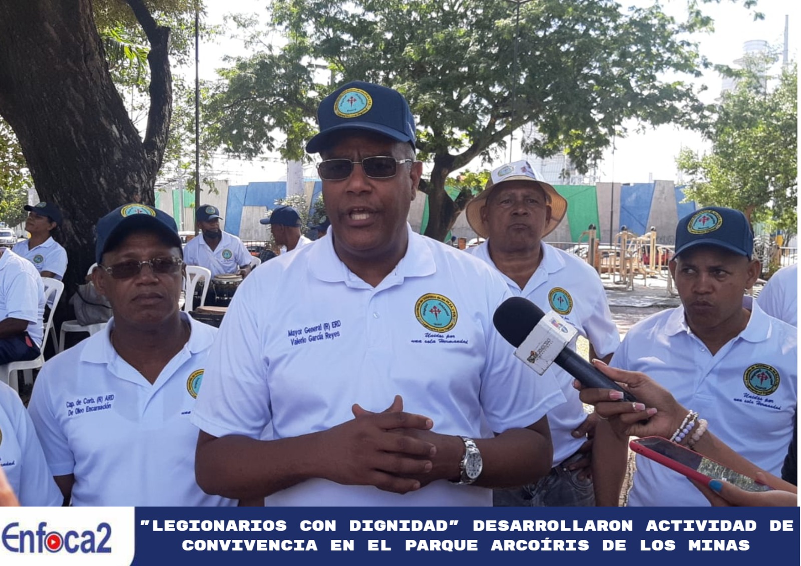 "Legionarios con Dignidad" desarrollaron actividad de Convivencia en el Parque Arcoíris de Los Minas