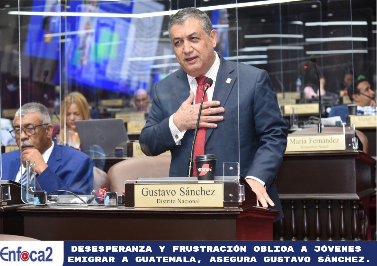 DESESPERANZA Y FRUSTRACIÓN OBLIGA A JÓVENES EMIGRAR A GUATEMALA, ASEGURA GUSTAVO SÁNCHEZ.