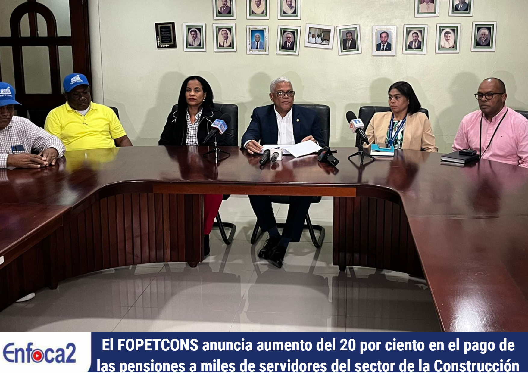 El FOPETCONS anuncia aumento del 20 por ciento en el pago de las pensiones a miles de servidores del sector de la Construcción
