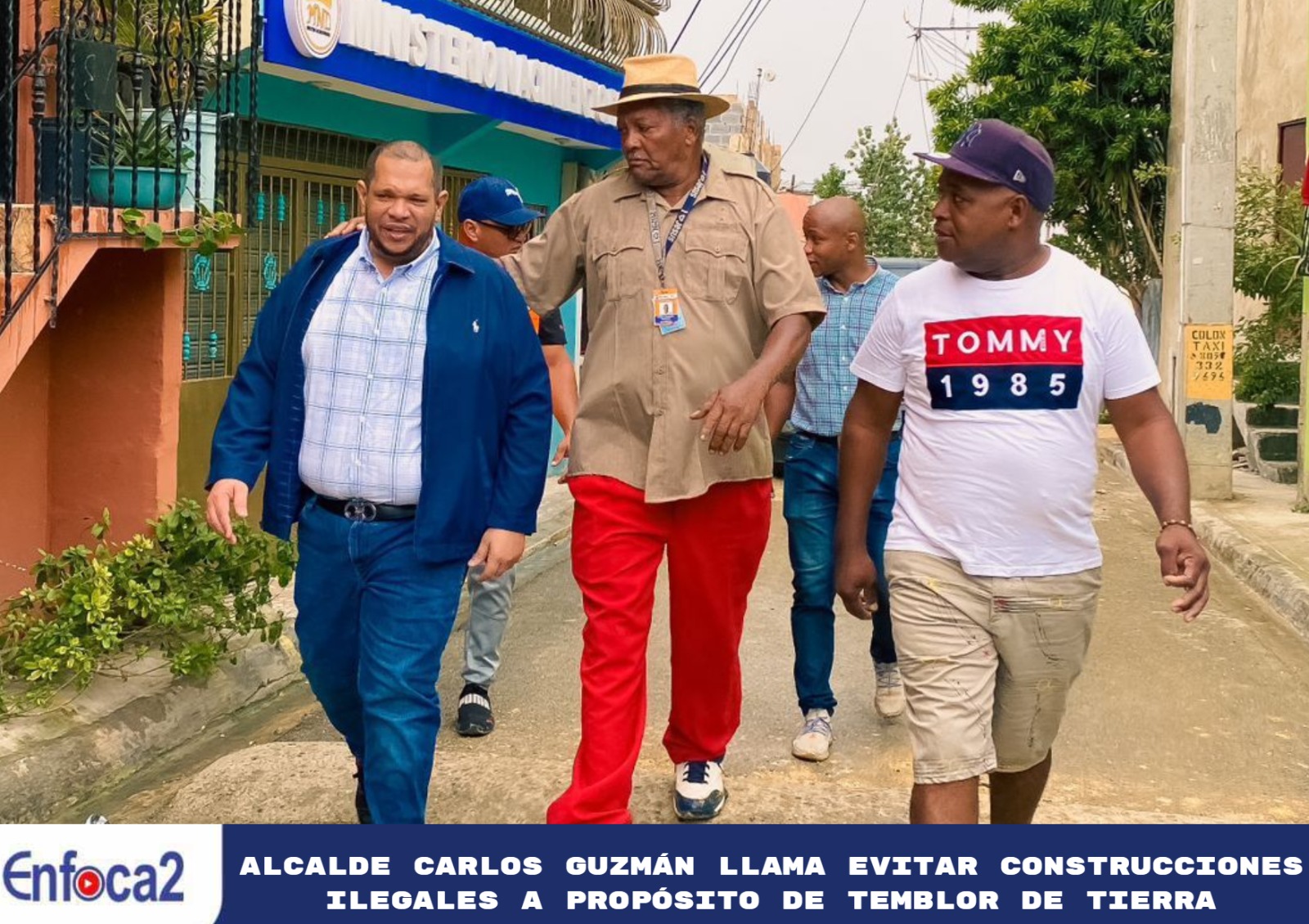 Alcalde Carlos Guzmán llama evitar construcciones ilegales a propósito de temblor de tierra