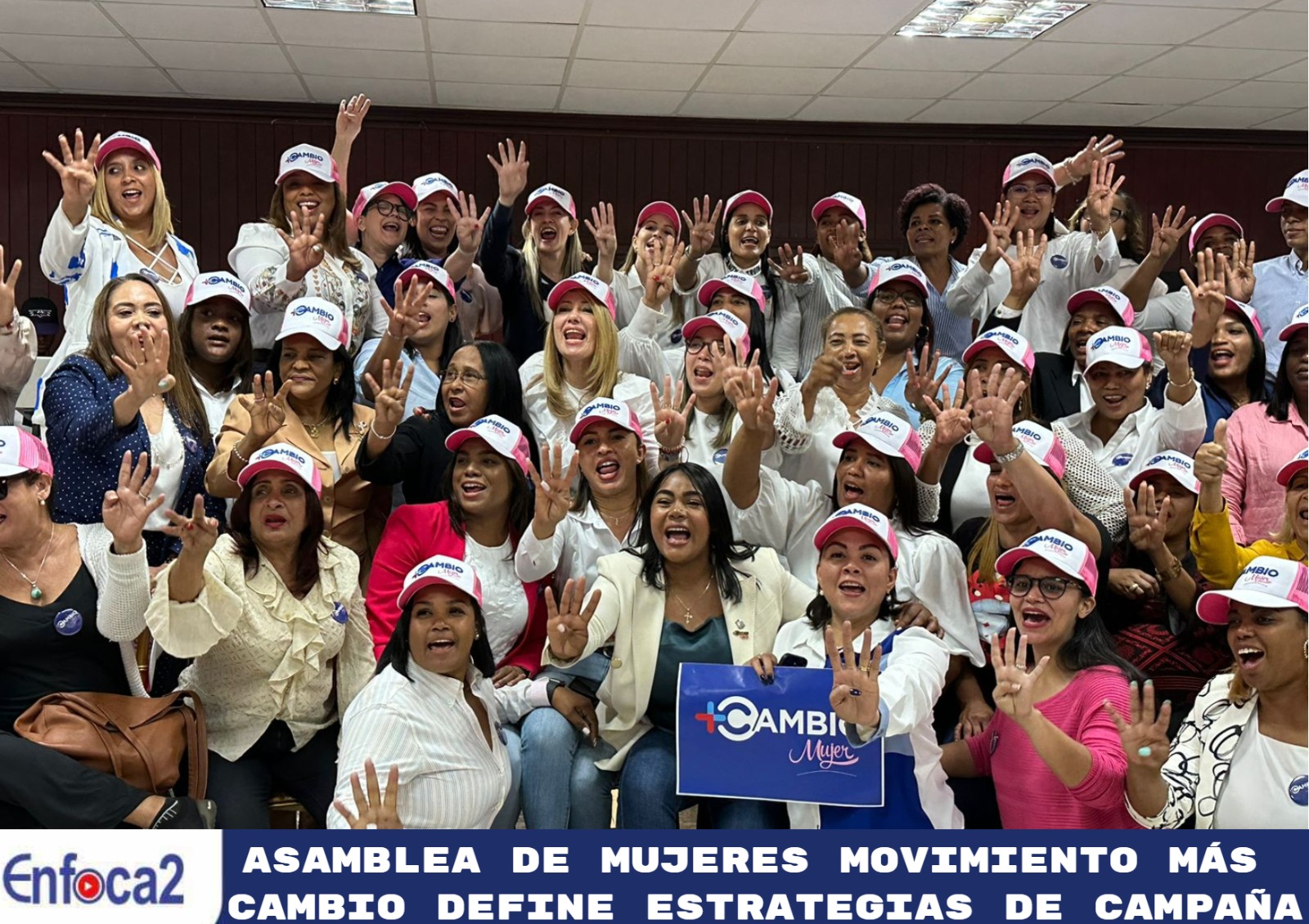 Asamblea de mujeres movimiento Más Cambio define estrategias de campaña