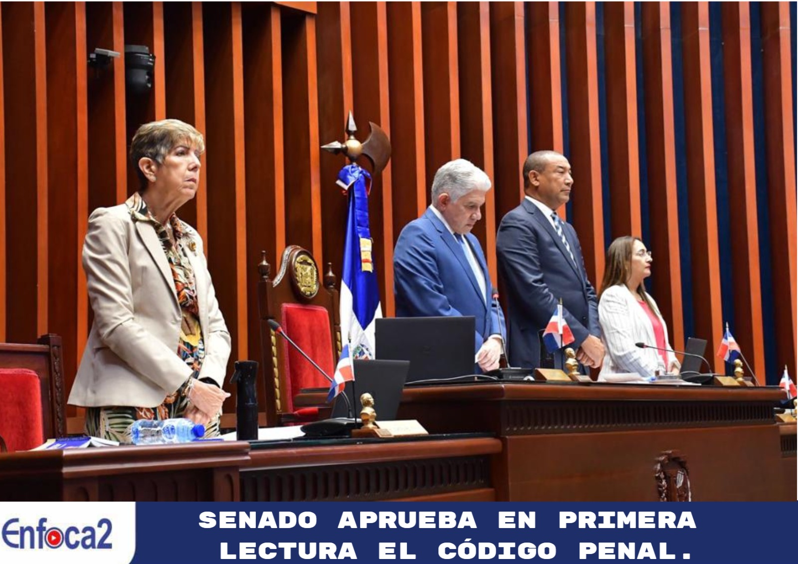 Senado aprueba en primera lectura el Código Penal.