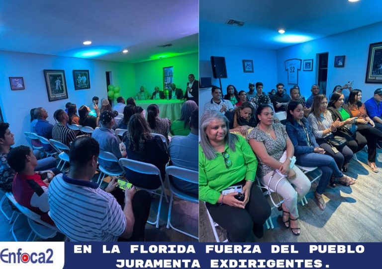 En la Florida Fuerza del Pueblo juramenta exdirigentes.