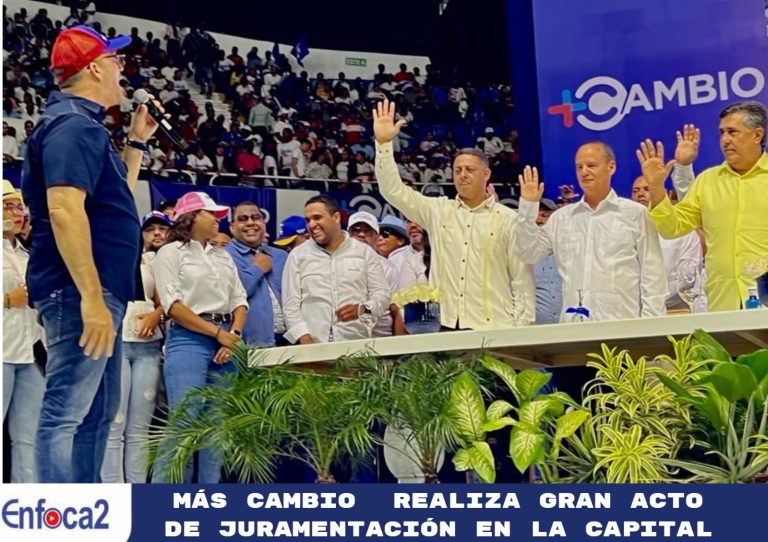 Más Cambio realiza gran acto de juramentación en la Capital