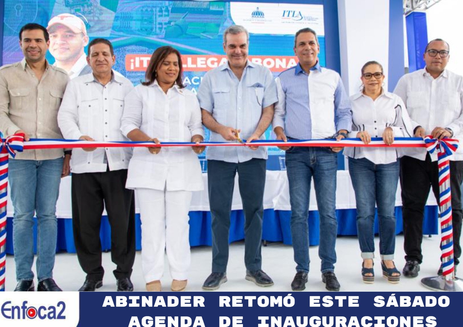 Abinader retomó este sábado agenda de inauguraciones