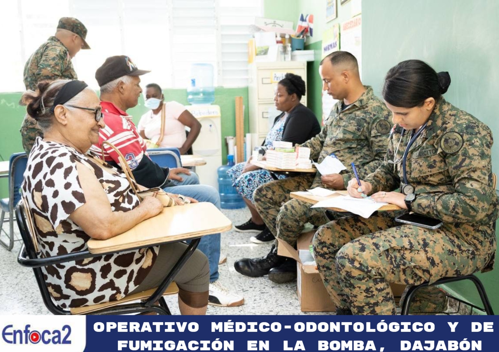 Operativo Médico-Odontológico y de Fumigación en La Bomba, Dajabón