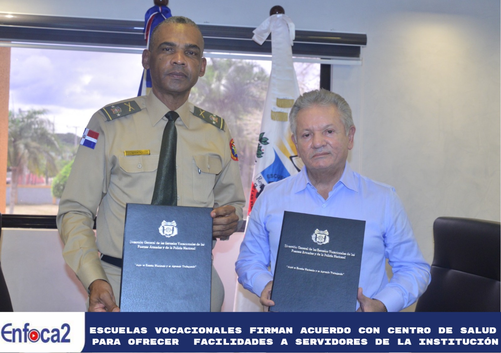 Escuelas Vocacionales firman acuerdo con Centro de Salud.