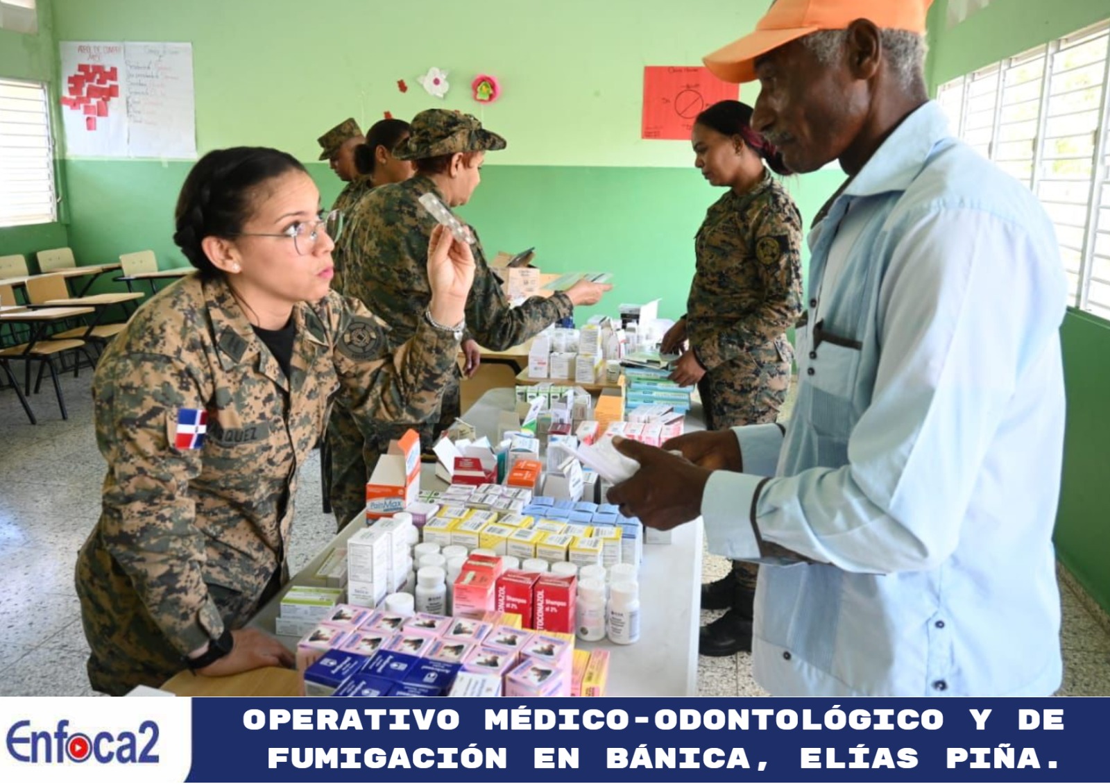 Operativo Médico-Odontológico y de Fumigación en Bánica, Elías Piña.