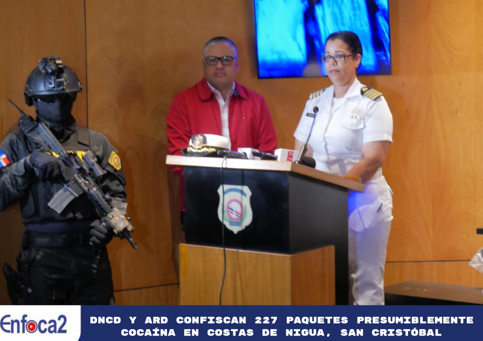 DNCD Y ARD CONFISCAN 227 PAQUETES PRESUMIBLEMENTE COCAÍNA EN COSTAS DE NIGUA, SAN CRISTÓBAL
