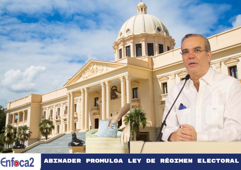 Abinader promulga Ley de Régimen Electoral