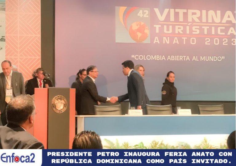 Presidente Petro inaugura feria Anato con República Dominicana como país invitado.