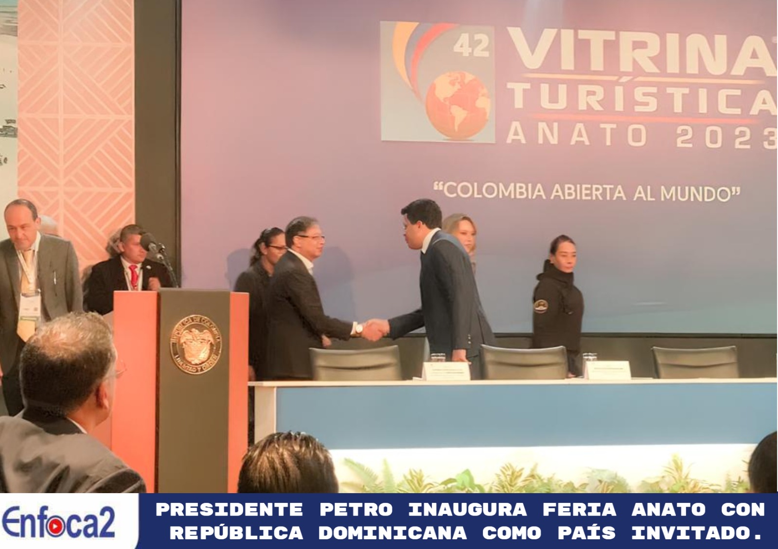 Presidente Petro inaugura feria Anato con República Dominicana como país invitado.