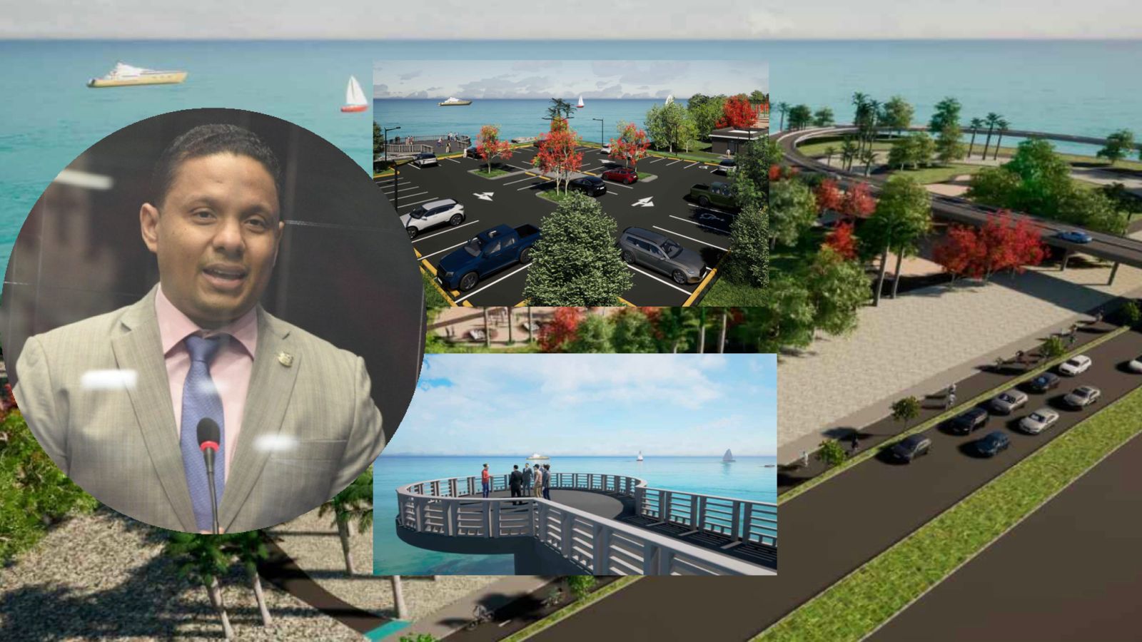 Elías Matos agradece inicio de construcción del Paseo Marítimo Sur en el Distrito Nacional