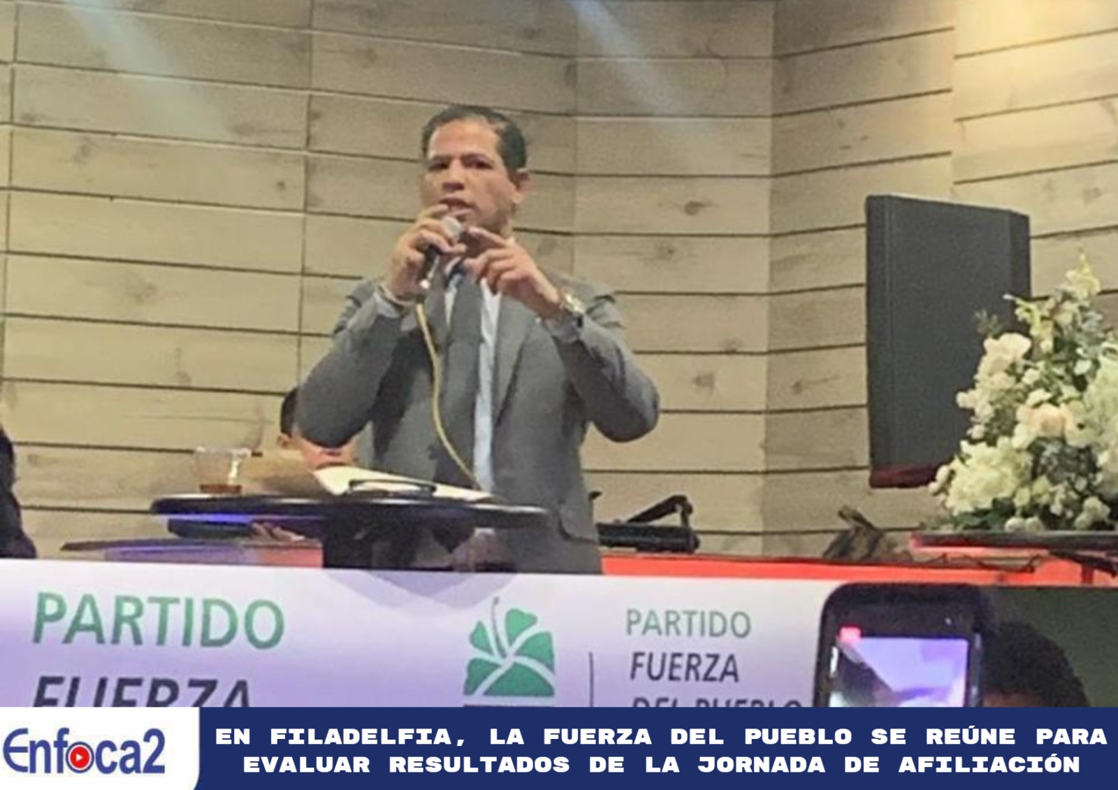 En Filadelfia, la Fuerza del Pueblo se reúne para evaluar resultados de la jornada de afiliación