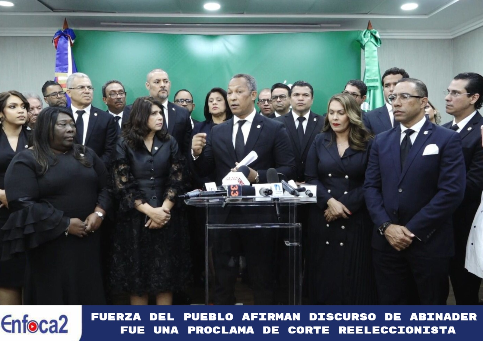 Fuerza del Pueblo afirman discurso de Abinader fue una proclama de corte reeleccionista