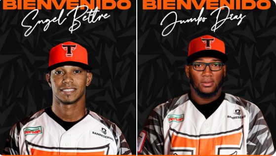 Toros del Este firman a los veteranos José “Jumbo” Díaz y Engel Beltré