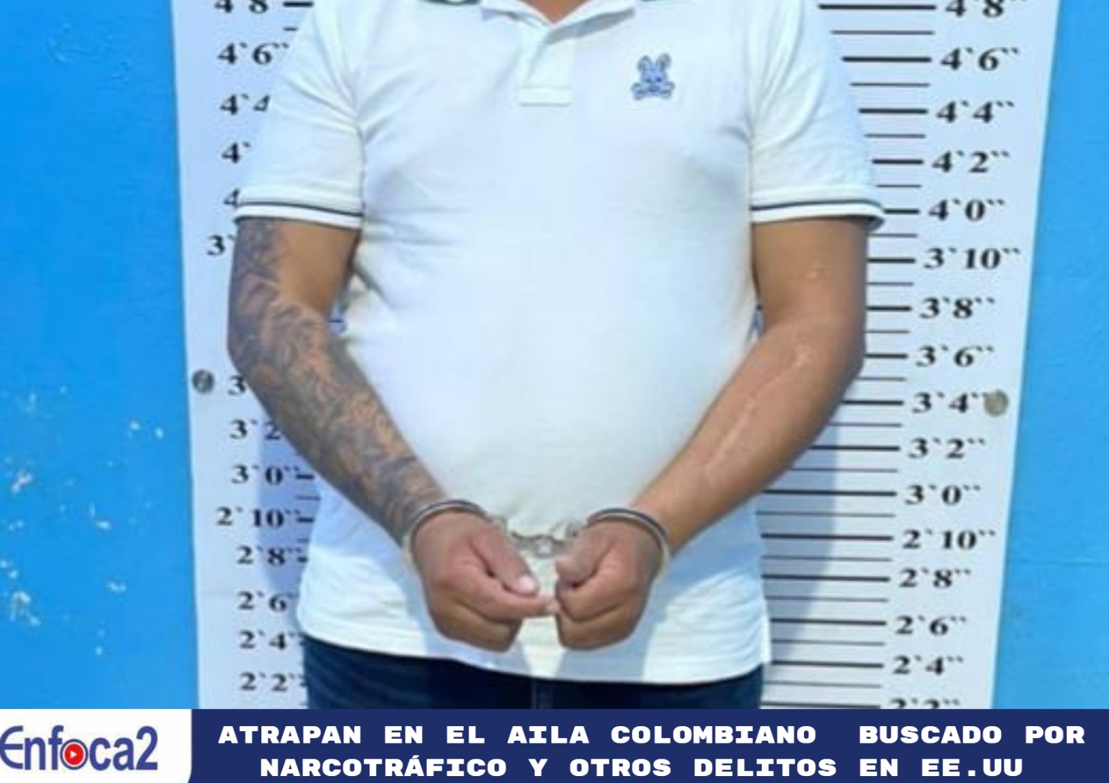 ATRAPAN EN EL AILA COLOMBIANO BUSCADO POR NARCOTRÁFICO Y OTROS DELITOS EN EE.UU