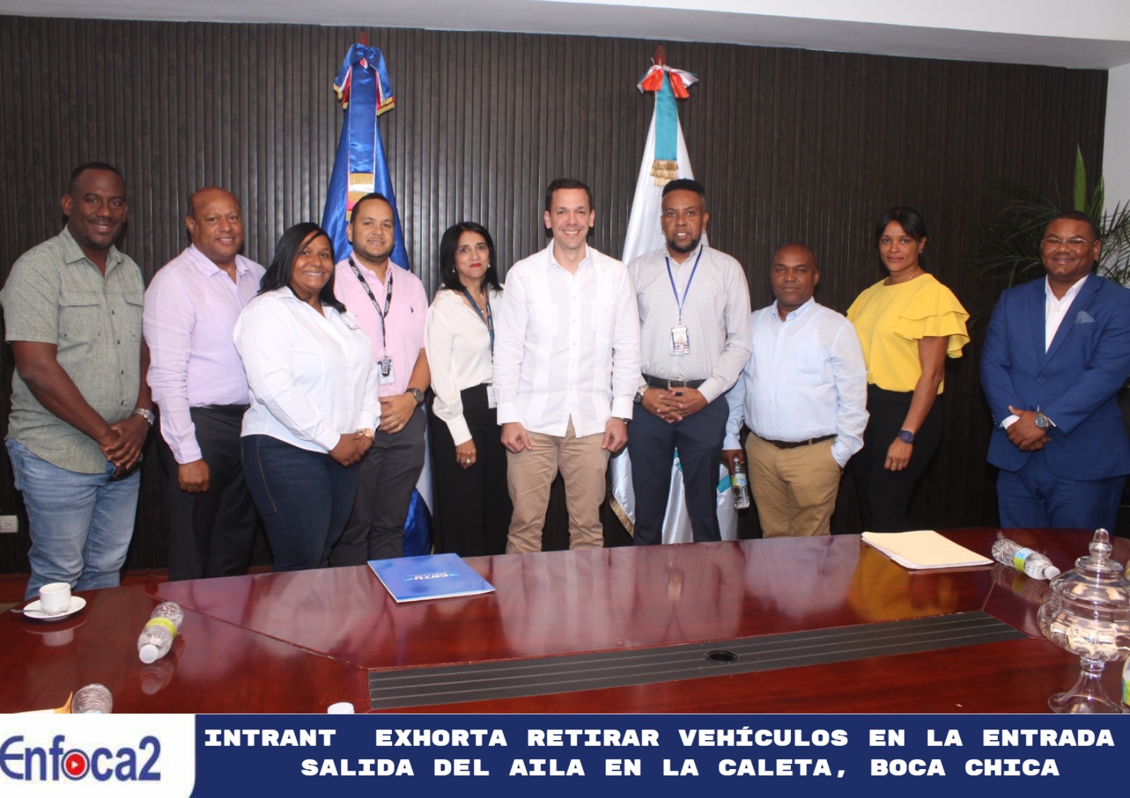 Intrant exhorta retirar vehículos en la entrada y salida del AILA en La Caleta, Boca Chica