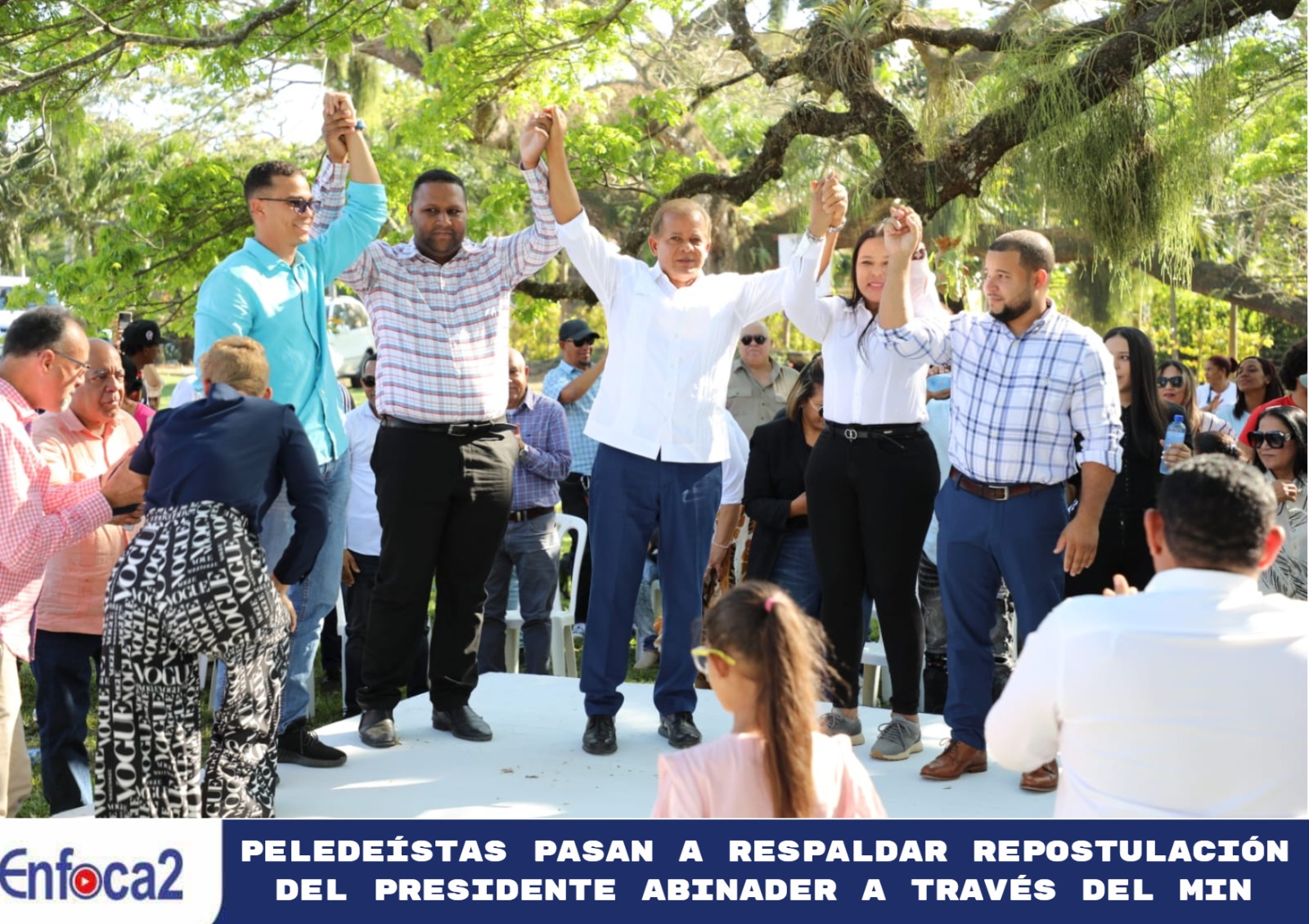 Peledeístas pasan a respaldar repostulación del presidente Abinader a través del MIN