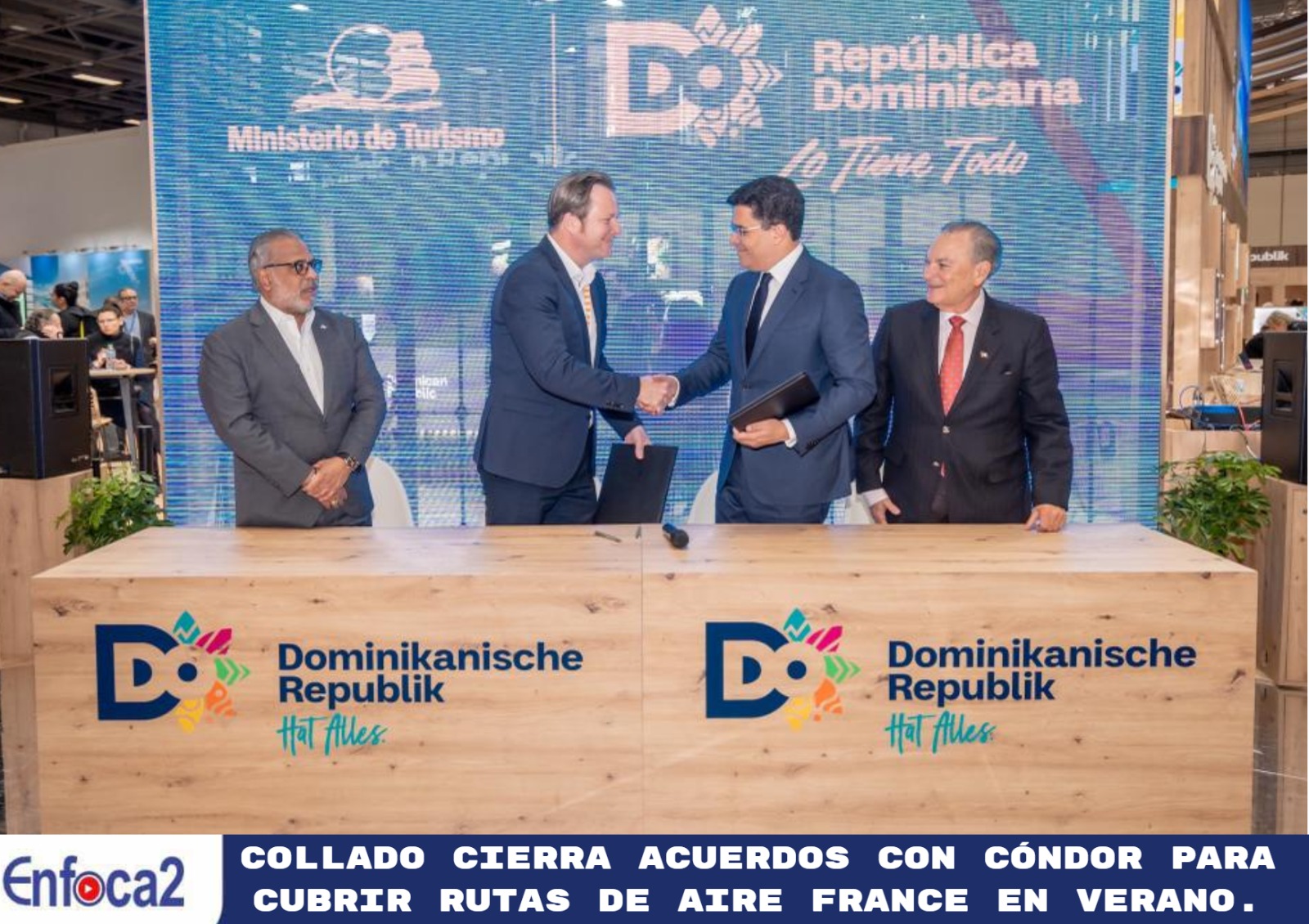 Collado cierra acuerdos con Cóndor para cubrir rutas de aire France en verano.