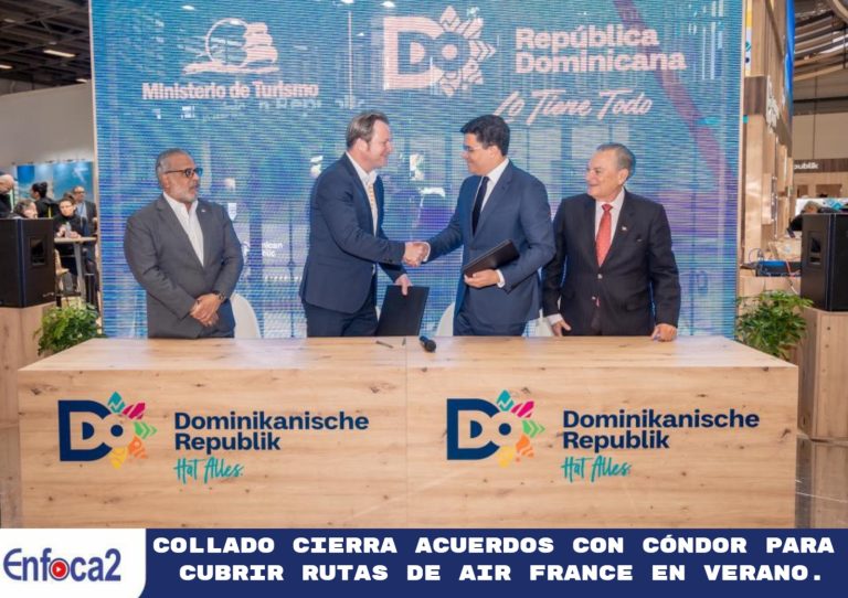 Collado cierra acuerdos con Cóndor para cubrir rutas de Air France en verano.