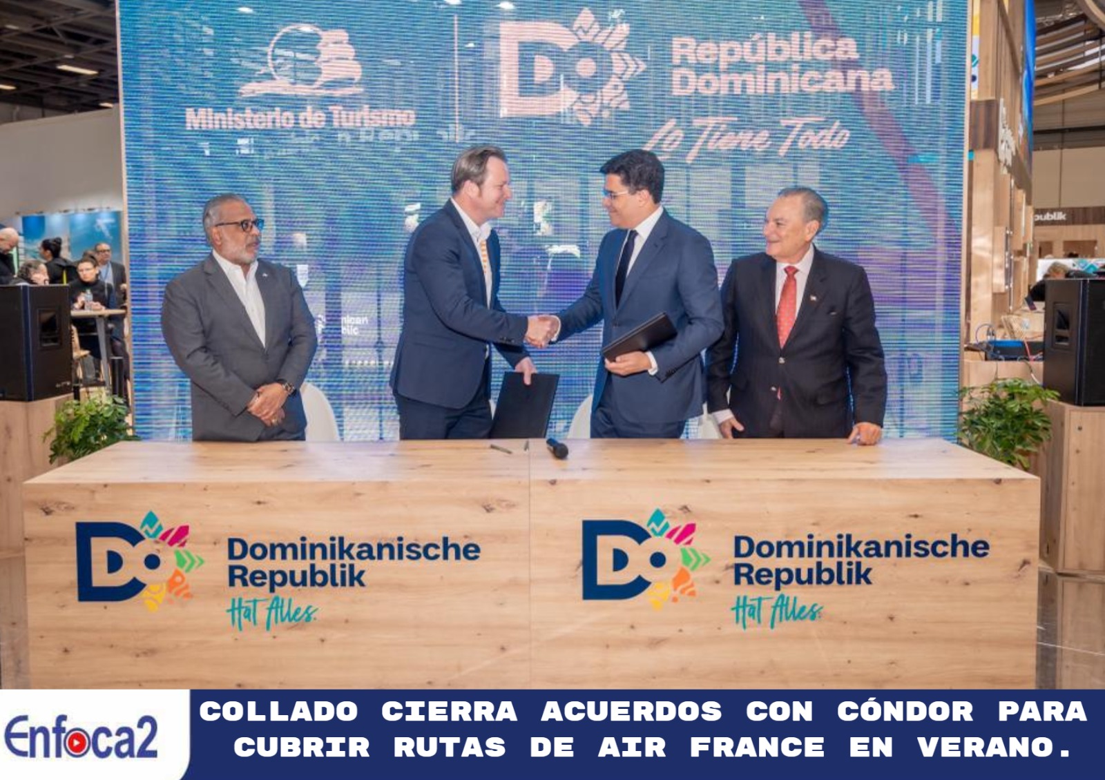 Collado cierra acuerdos con Cóndor para cubrir rutas de Air France en verano.