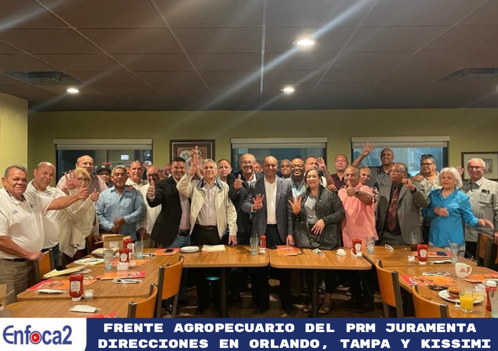 Frente Agropecuario del PRM juramenta direcciones en Orlando, Tampa y Kissimi