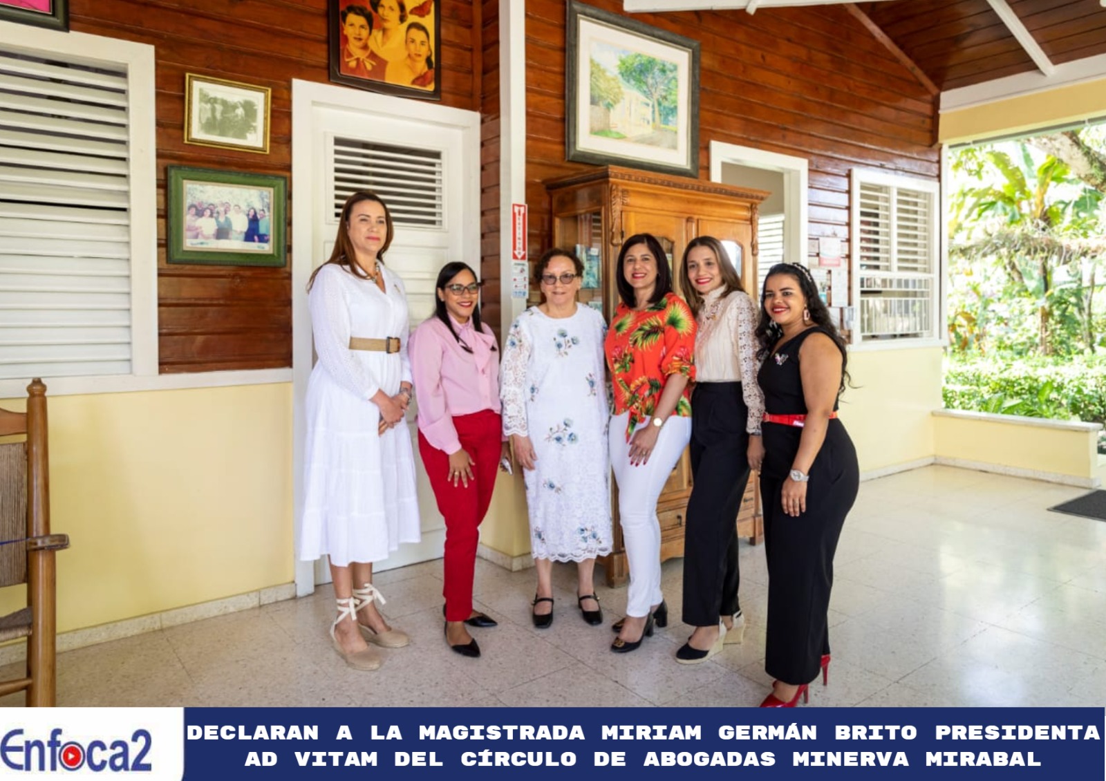 Declaran a la magistrada Miriam Germán Brito presidenta ad vitam del Círculo de Abogadas Minerva Mirabal