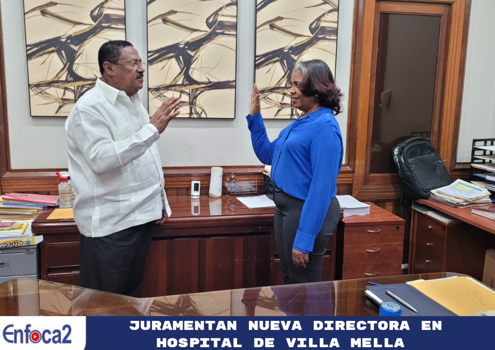 Juramentan nueva directora en hospital de Villa Mella