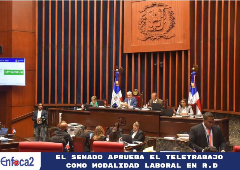 El Senado aprueba el teletrabajo como modalidad laboral en R.D