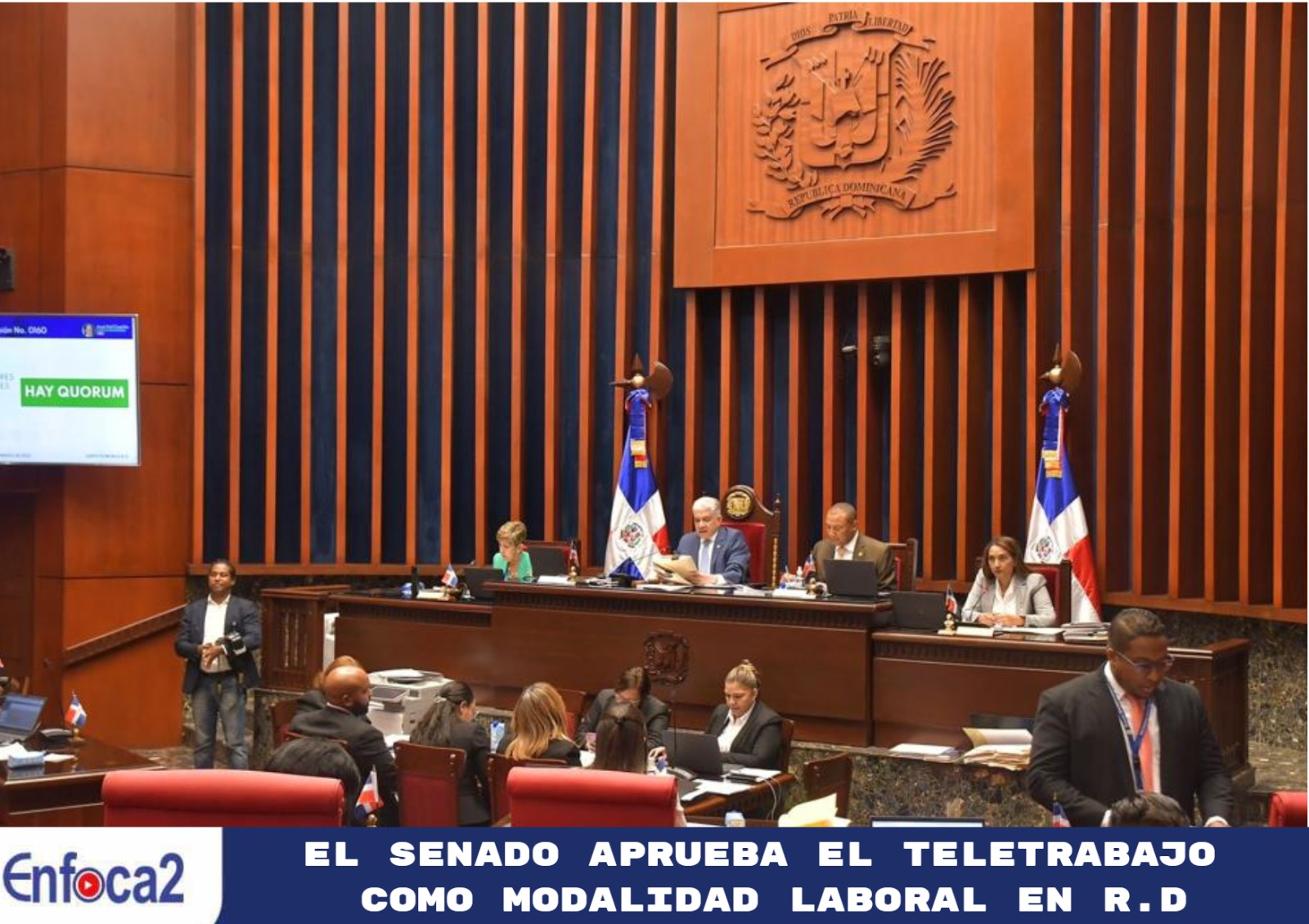 El Senado aprueba el teletrabajo como modalidad laboral en R.D