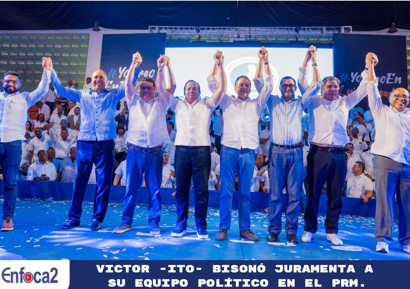 Victor -Ito- Bisonó juramenta a su equipo político en el PRM.
