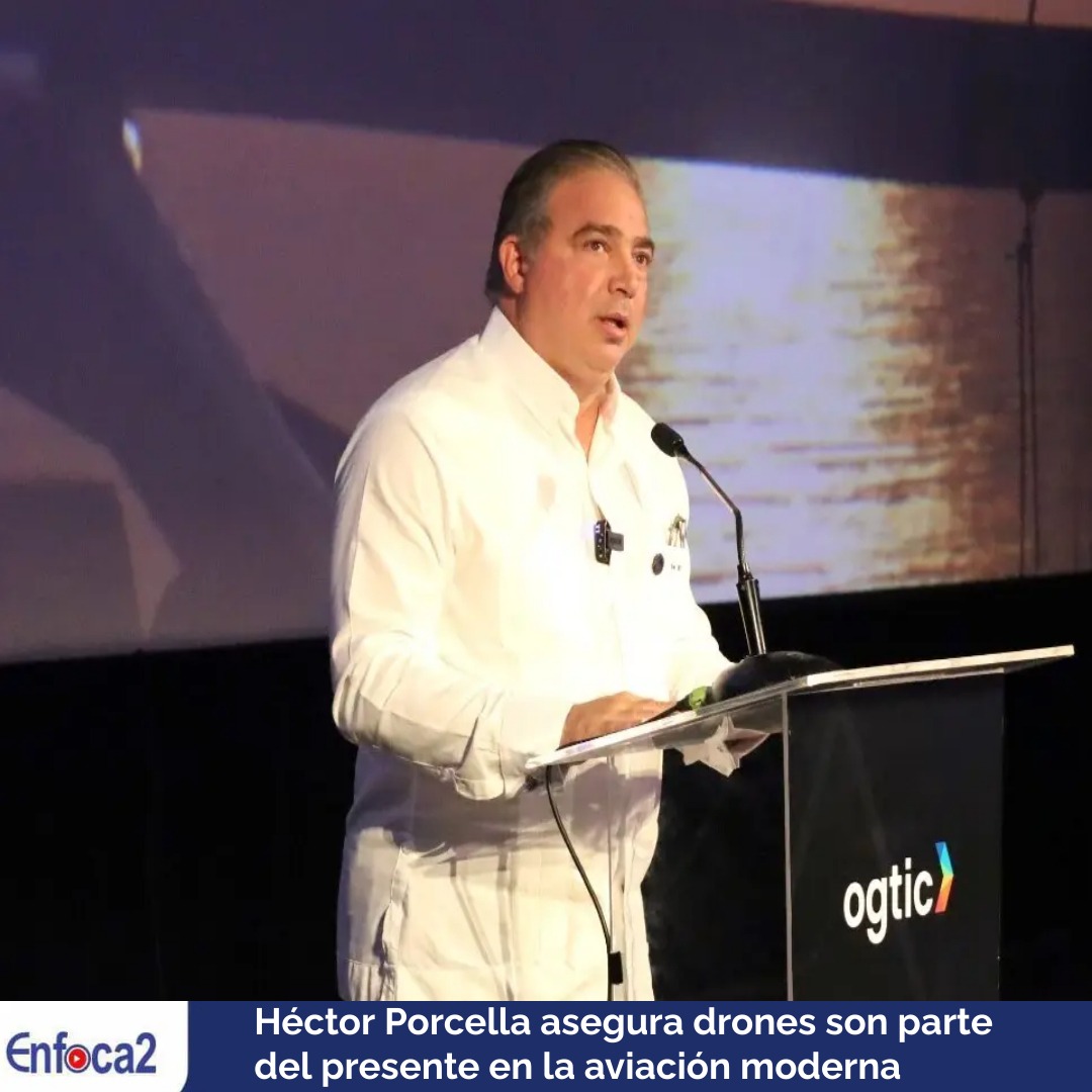 Héctor Porcella asegura drones son parte del presente en la aviación moderna