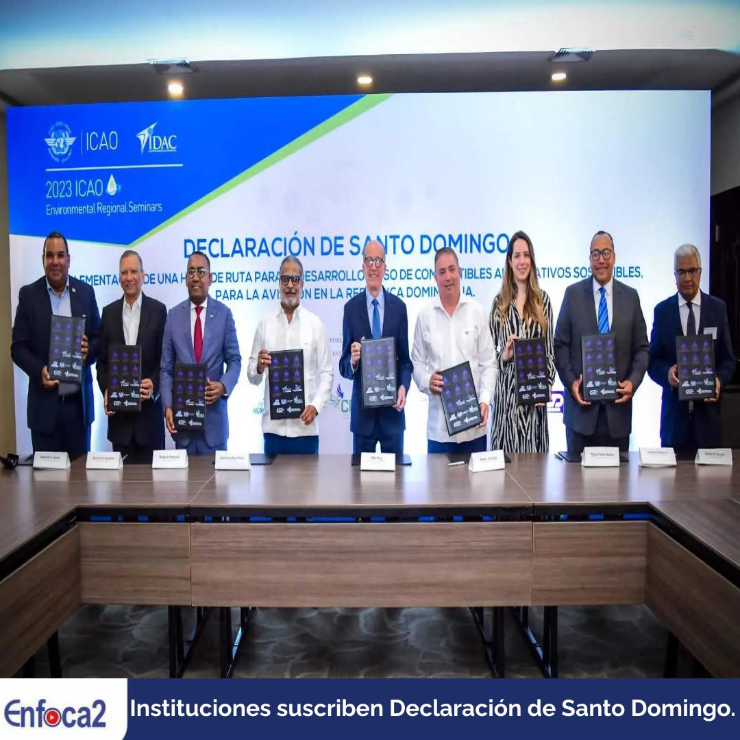 Instituciones suscriben Declaración de Santo Domingo.
