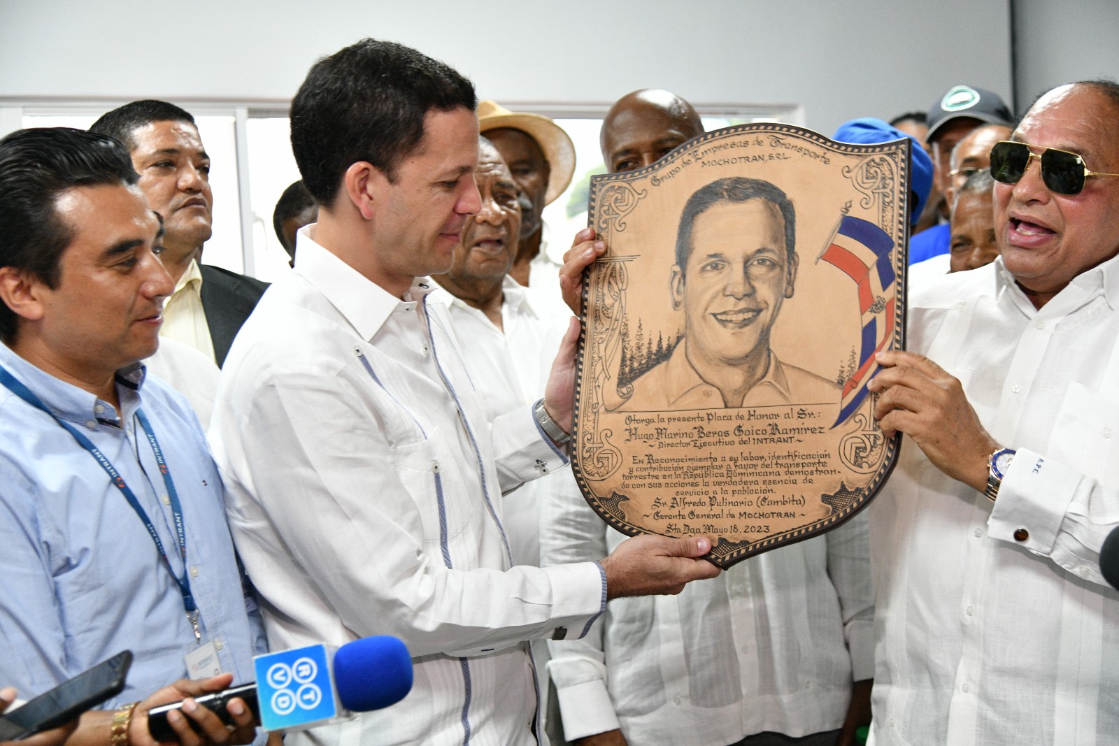 Hugo Beras agradece reconocimiento Mochotran a su gestión frente al Intrant