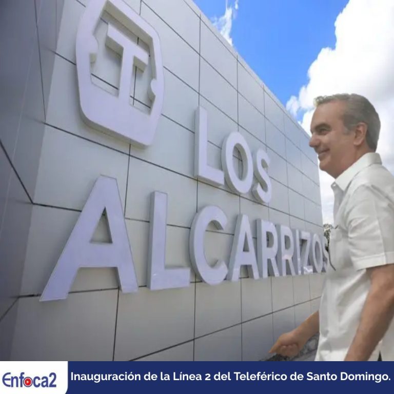 Abinader inaugura en Los Alcarrizos el teleférico más moderno por su velocidad y potencia
