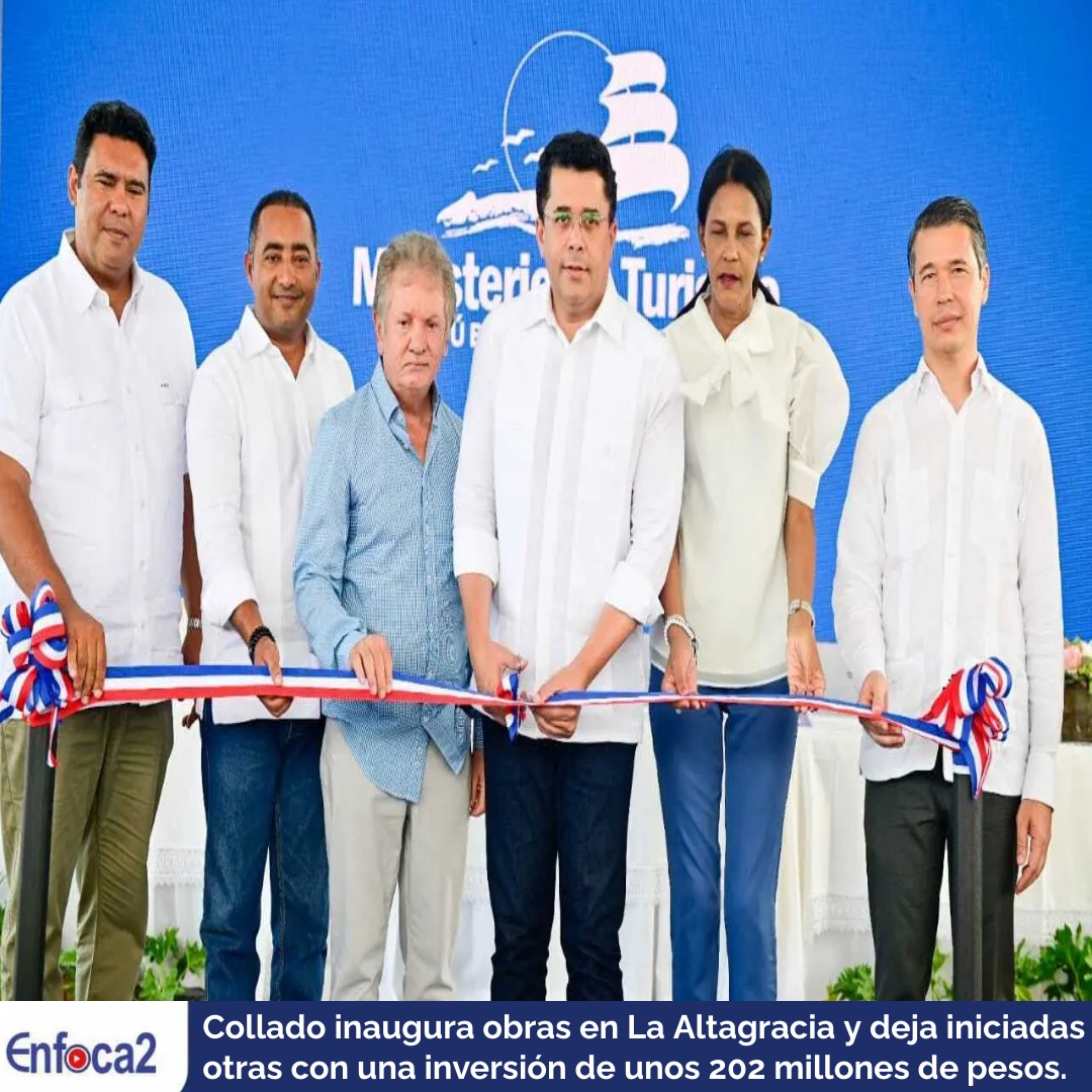 Collado inaugura obras en La Altagracia y deja iniciadas otras con una inversión de unos 202 millones de pesos.