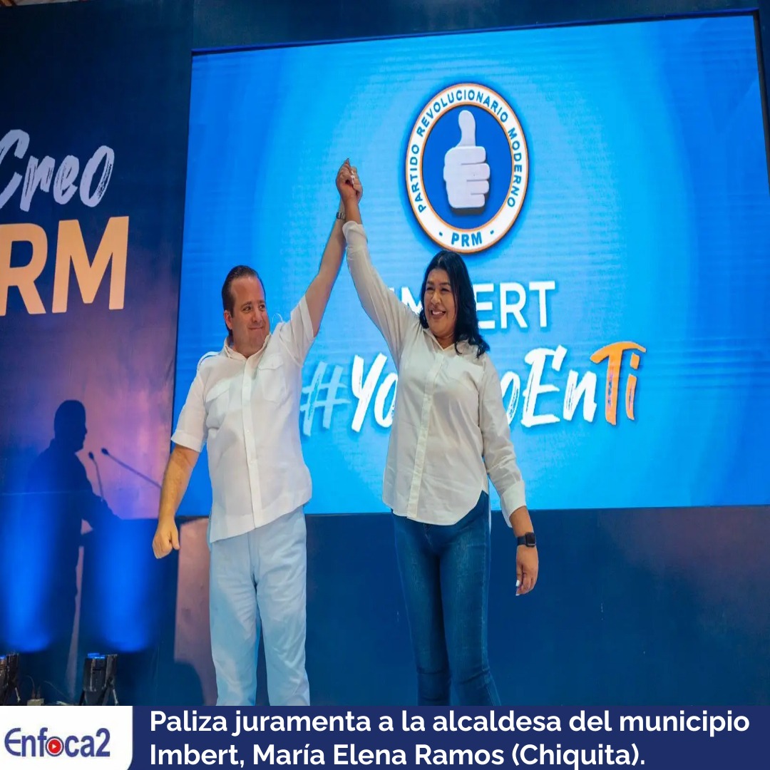 Paliza juramenta a la alcaldesa del municipio Imbert, María Elena Ramos (Chiquita).