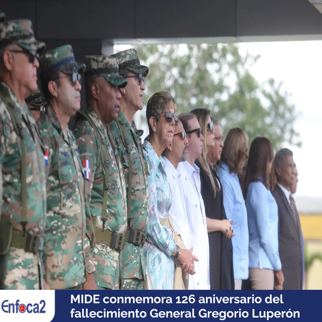 MIDE conmemora 126 aniversario del fallecimiento General Gregorio Luperón