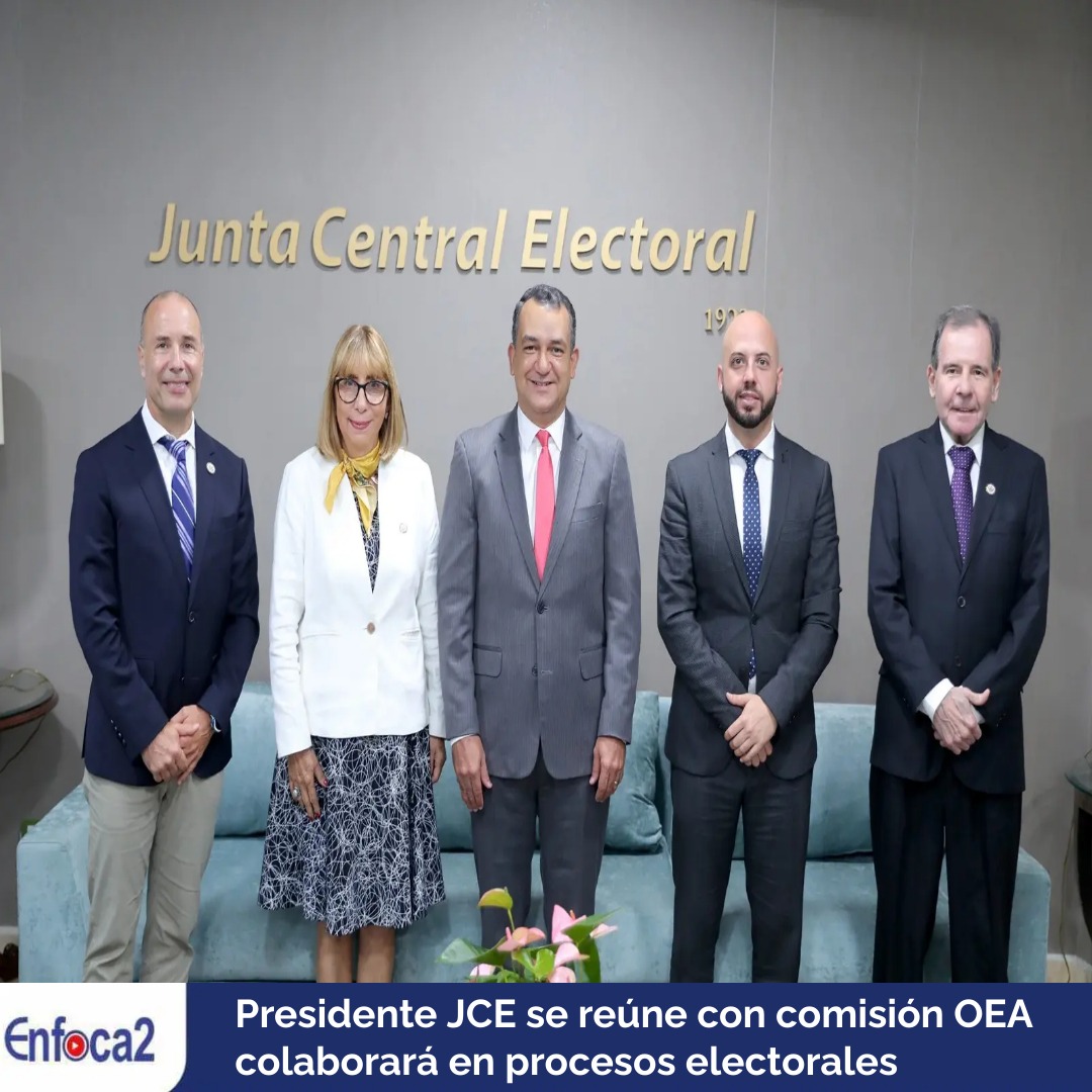 Presidente JCE se reúne con comisión OEA colaborará en procesos electorales
