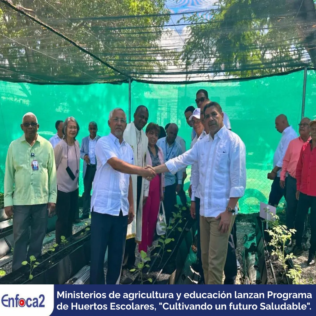 Agricultura y educación lanzan Programa de Huertos Escolares.