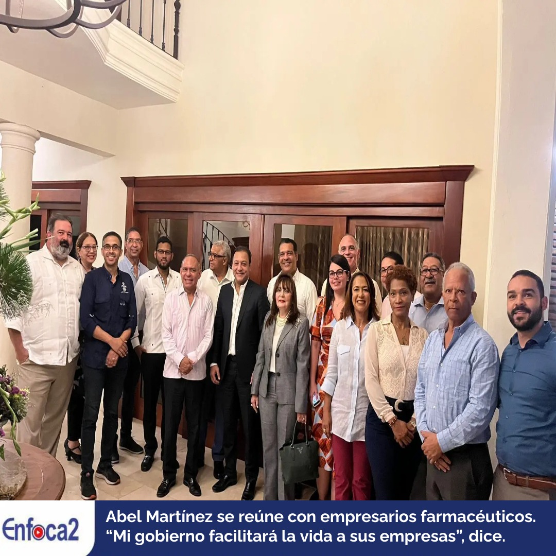 |Abel Martínez se reúne con empresarios farmacéuticos. “Mi gobierno facilitará la vida a sus empresas”, dice.|