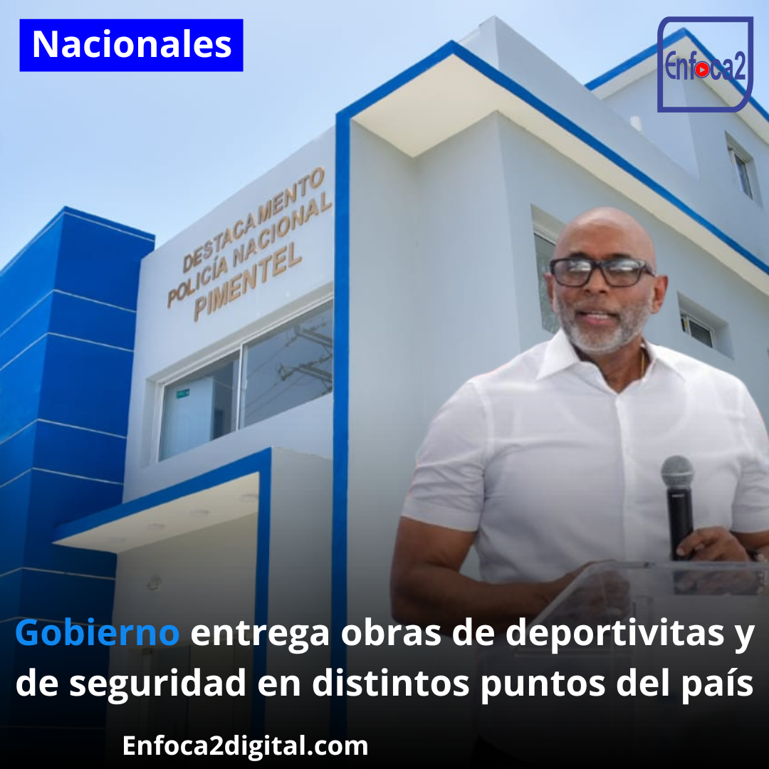 Gobierno entrega obras de deportivitas y de seguridad en distintos puntos del país