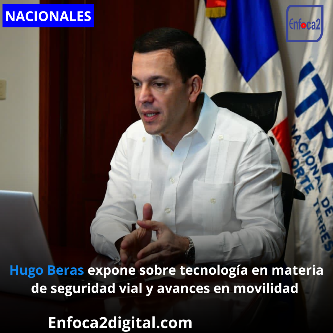 Hugo Beras expone sobre tecnología en materia de seguridad vial y avances en movilidad