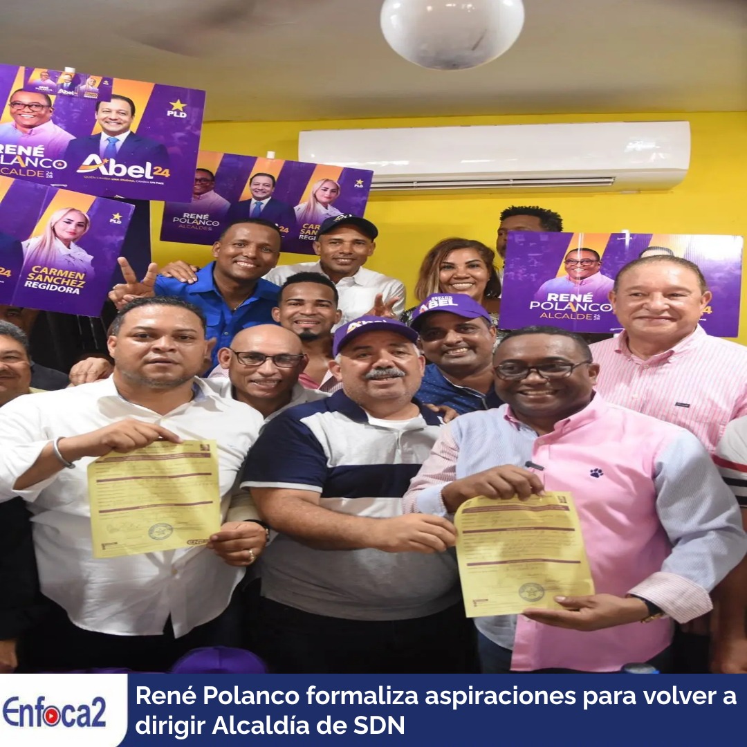 René Polanco formaliza aspiraciones para volver a dirigir Alcaldía de SDN