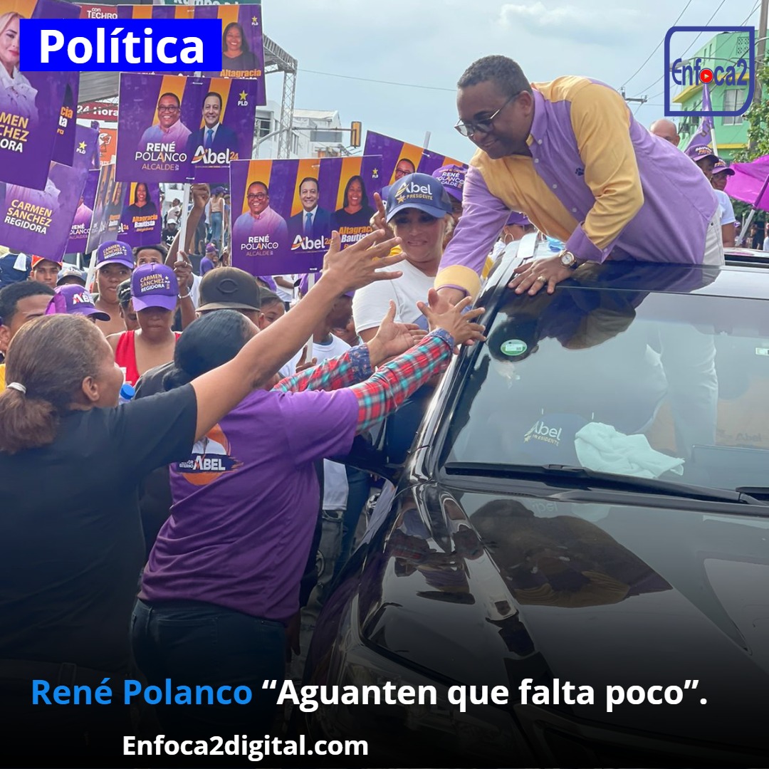 René Polanco “Aguanten que falta poco”.